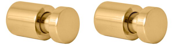Slezák - RAV Věšáček 30 mm - 2 ks COLORADO - COA0103/30ZK, Zlatá kartáčovaná