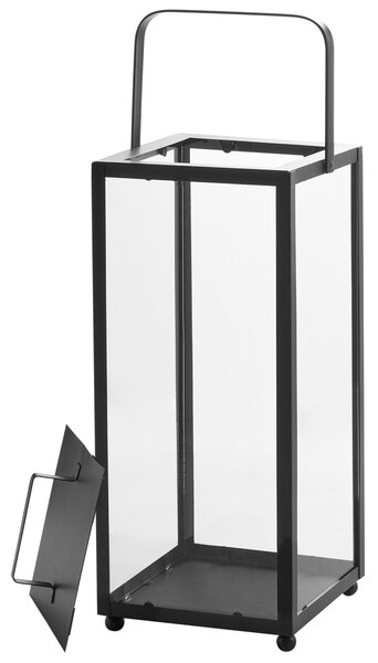Lucerna LEPAR 53 cm Kov Černá