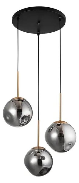 LED lustr Spada 40 chrom – Zlatá