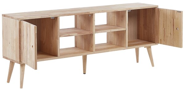 TV stolek CHANDLER Dřevo Světle hnědá