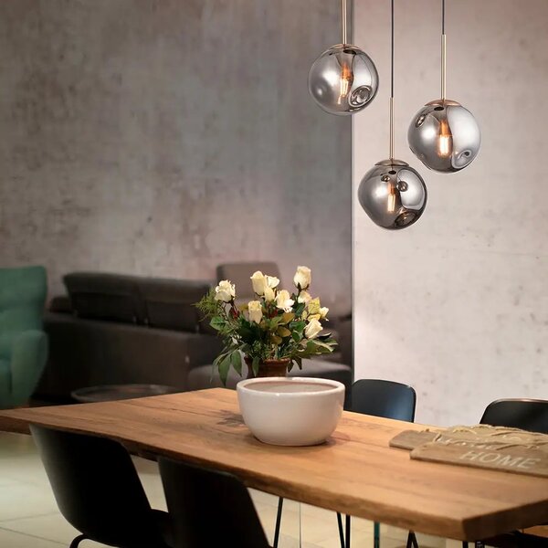 LED lustr Spada 40 chrom – Zlatá