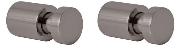 Slezák - RAV Věšáček 30 mm - 2 ks COLORADO - COA0103/30MGK, Metal Grey kartáčovaná