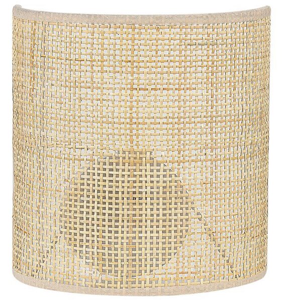 Nástěnná lampa CARIO Přírodní Ratan