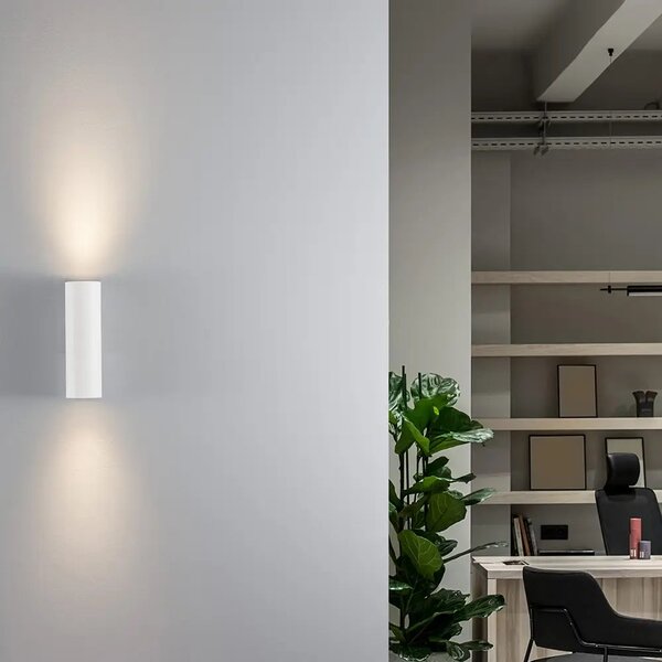 LED nástěnné svítidlo Nosa 56 bílé – Bílá