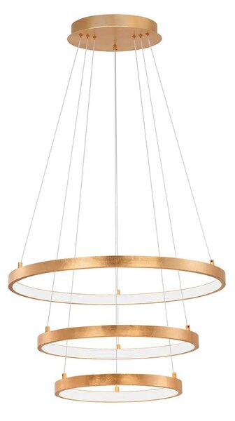 LED lustr Leon 61 zlaté – Zlatá
