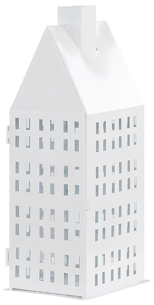 Lucerna DOLOK 40 cm Kov Bílá