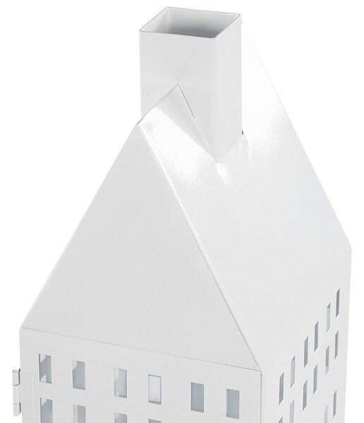 Lucerna DOLOK 40 cm Kov Bílá