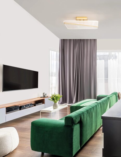 LED stropní svítidlo Siderno B 50 zlaté – Zlatá
