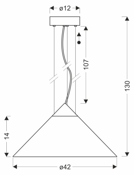 Lustr na lanku PRESTO 1xGX53/10W/230V pr. 42 cm zlatá/kouřová béžová