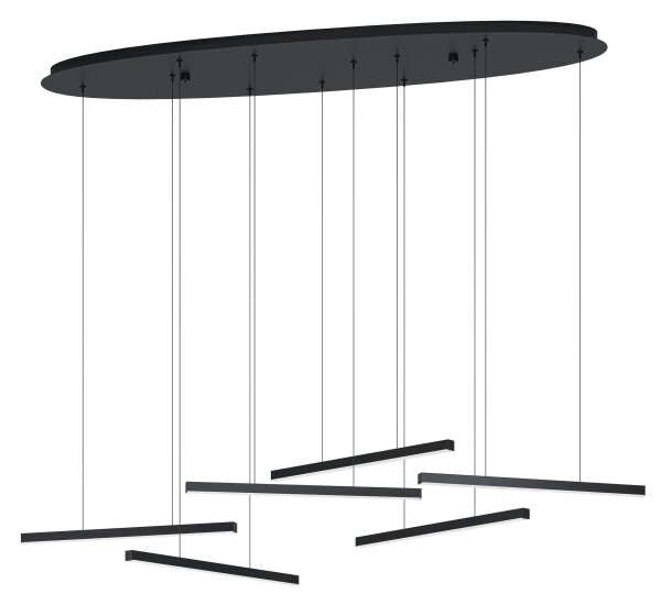 Eglo 39915 - LED Stmívatelný lustr na lanku LINDOZA 6xLED/8,4W/230V 3000K