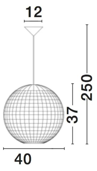 Rustikální lustr Griffin 40 hnědá