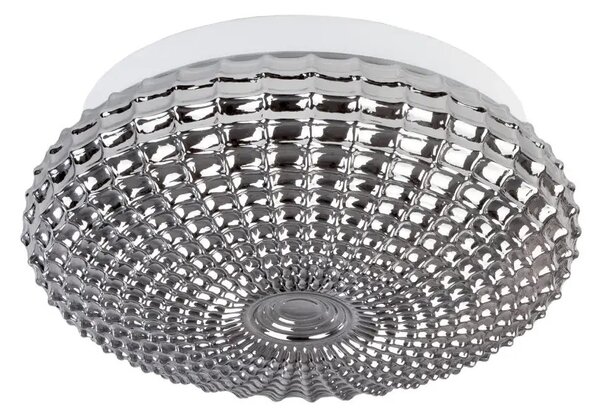 Designové stropní svítidlo Clam 30 chrom – Šedá
