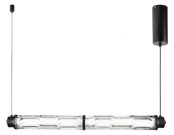 LED Lustr na lanku CORTE LED/18W/230V černá