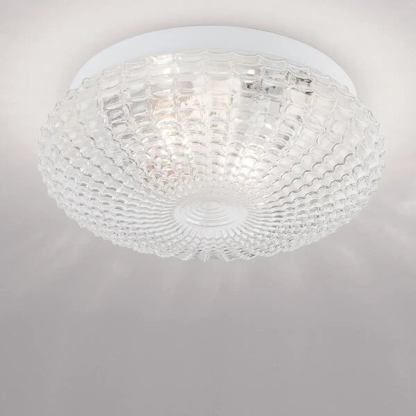 Designové stropní svítidlo Clam 30 čirá