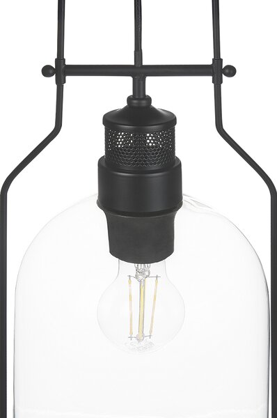 Závěsná lampa BASHILO Kov Černá