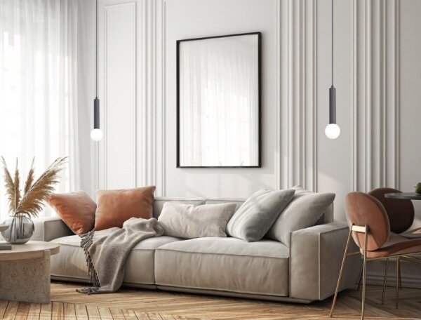 ITALUX PND-33574-1-BK - Lustr na lanku FILANO 1xG9/5W/230V černá
