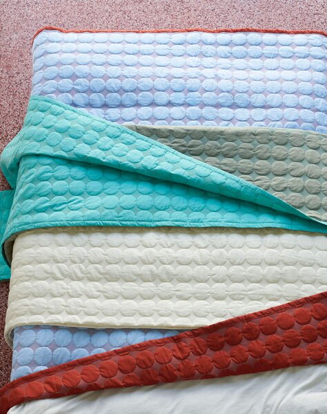 HAY Pléd Mega Dot Organic 235x245, ivory