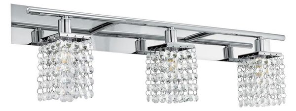 Eglo 97748 - LED Křišťálové koupelnové nástěnné svítidlo AREQUITO 3xG9/3W/230V IP44