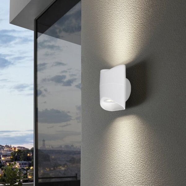 Eglo 95075 - Venkovní nástěnné svítidlo ABRANTES 2xLED/6W/230V IP44