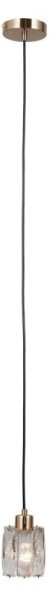 ITALUX PND-40813-1-HBR - Lustr na lanku TORNO 1xE14/40W/230V zlatá