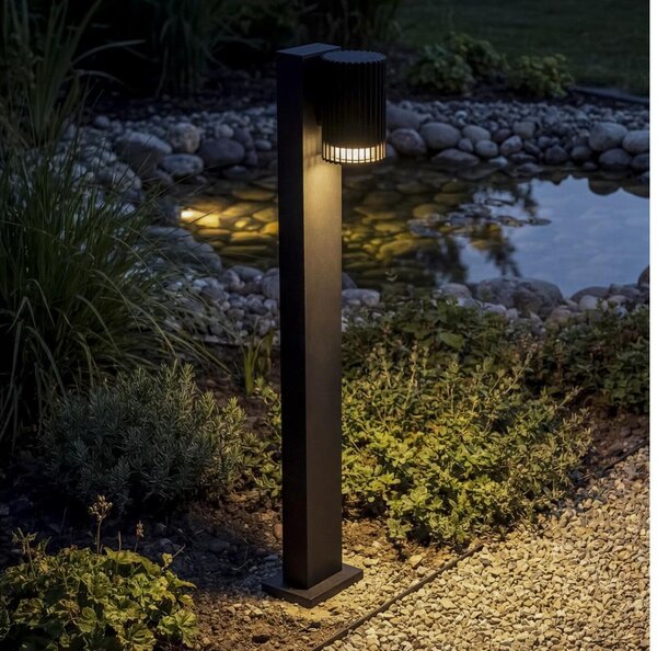 Kanlux 46204 - Venkovní lampa RADILO 1xGU10/11W/230V 50 cm IP44 černá