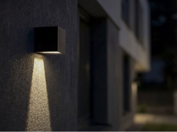 Kanlux 28996-LED Solární nást. svít. REKA LED/3W/230V 3000/4000/6500K IP65 černá