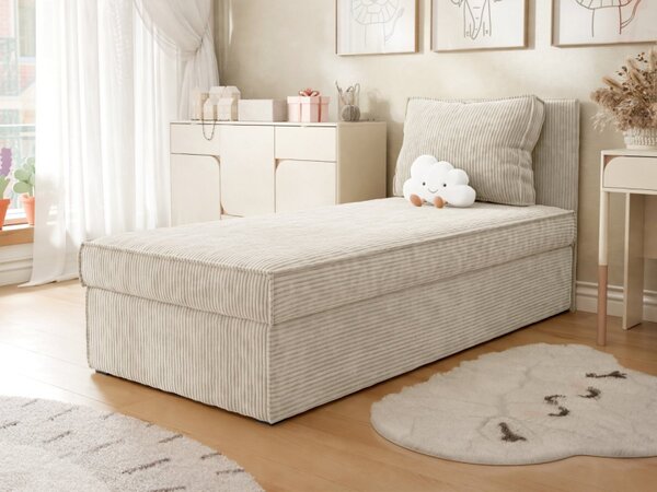 Jednolůžková kontinentální postel Figred Sztruks, Potah: Poso 02, Rozměr postele: 90x200 cm 5903211508851