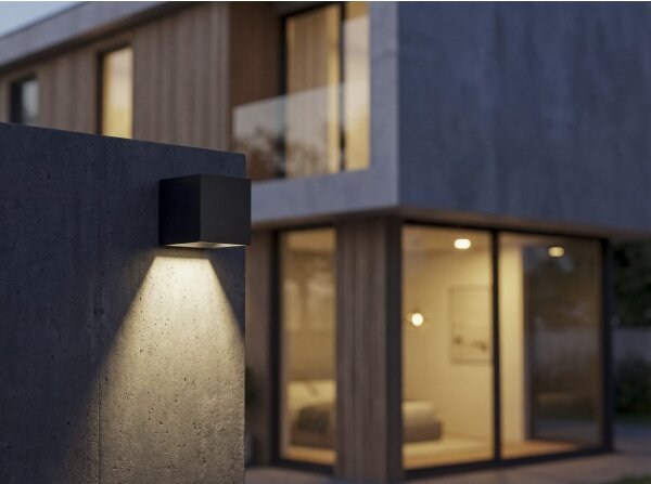 Kanlux 28997-LED Solární nást. svít. REKA LED/6W/230V 3000/4000/6500K IP65 černá