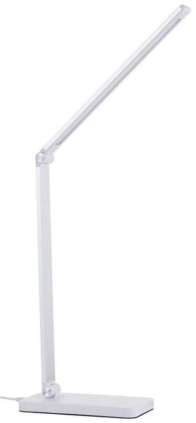 Brilliant G60090/05 FLORENCE - Bílá stolní stmívatelná lampa s bezdrátovým nabíjením, LED 5W, 2700-6500K (Stolní lampa na pracovní stůl)
