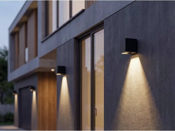 Kanlux 28997-LED Solární nást. svít. REKA LED/6W/230V 3000/4000/6500K IP65 černá