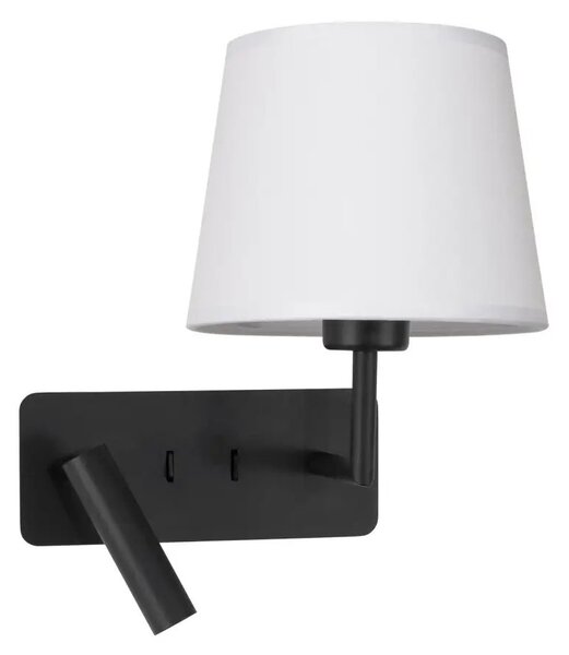 Moderní nástěnné svítidlo Savona – Černá