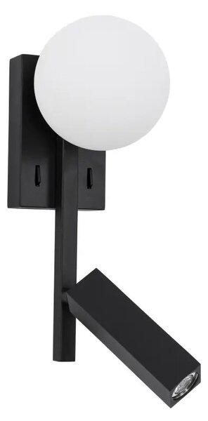 Designové nástěnné svítidlo Joline – Černá
