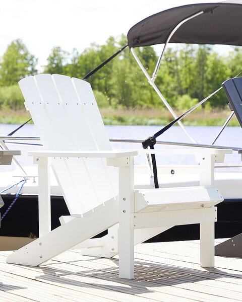 Zahradní židle ADIRONDACK Bílá