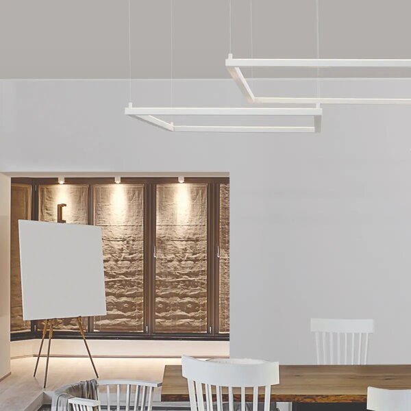 LED lustr Eterna 100 bílé – Bílá