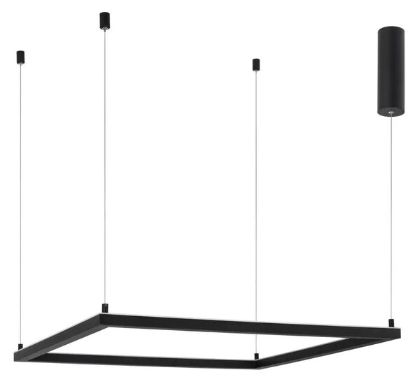 LED lustr Eterna 75 černé – Černá