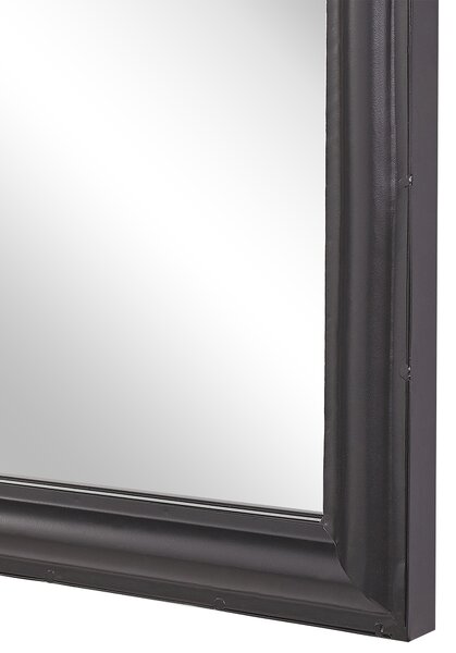 Zrcadlo TRELLY 62 cm 113 cm Kov Černá