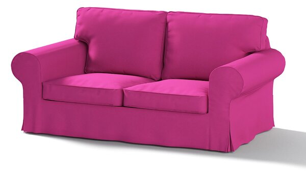 Potah na pohovku IKEA Ektorp 2-místná, nerozkládací barva růžová látka pletený vzor
