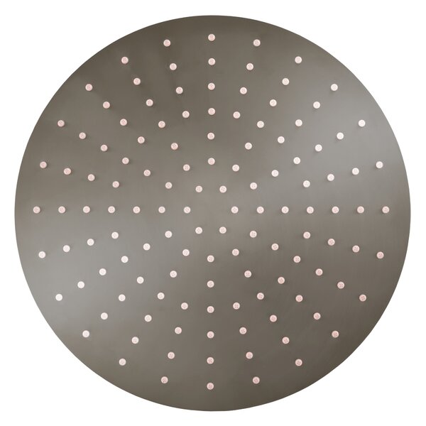 Slezák - RAV Hlavová sprcha kulatá kovová ø 30 cm s 4-otvorovými tryskami - KS0001/4MGL, Metal Grey lesk