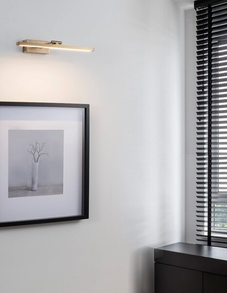LED nástěnné svítidlo Marnell 37.6 mosaz – Zlatá