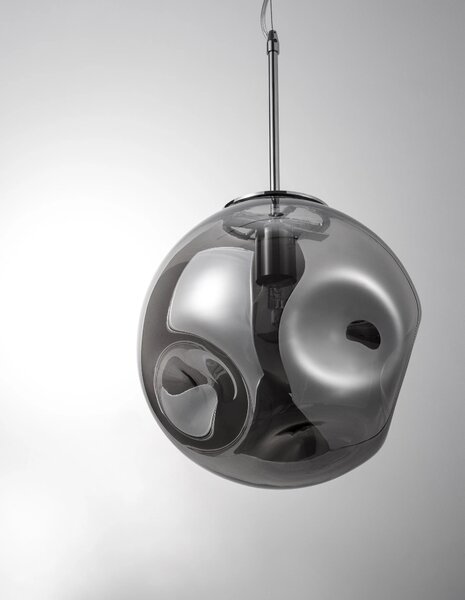Retro lustr Mayan A 30 Chrome – Šedá