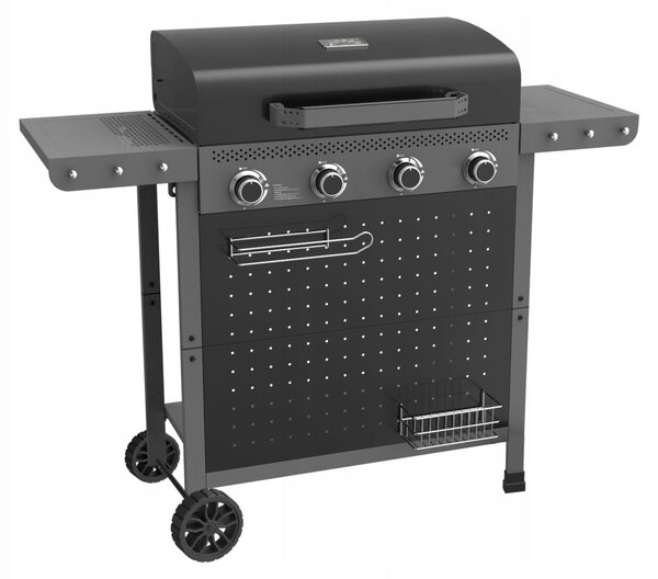 Výkonný plynový zahradní gril se 4 hoáky Corciano Camila 10 kW