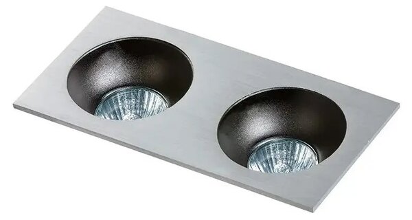 Podledové svítidlo Hugo 2 Downlight hliníkové – Šedá