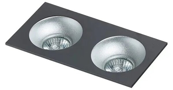 Podledové svítidlo Hugo 2 Downlight černé – Černá