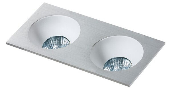 Podledové svítidlo Hugo 2 Downlight hliníkové – Šedá