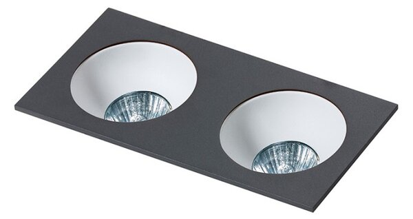 Podledové svítidlo Hugo 2 Downlight černé – Černá