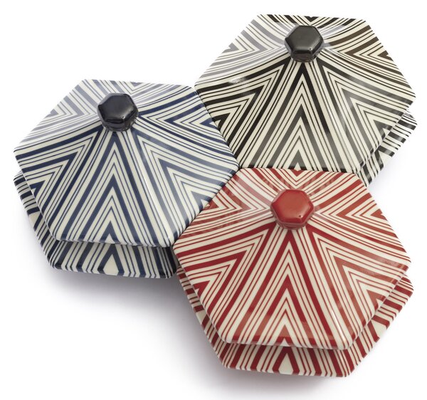 Modernista designové dózy Hexagon Large