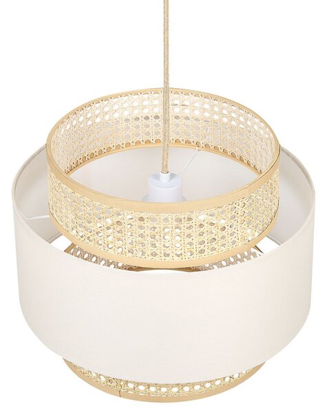 Závěsná lampa YUMURI Ratan Světle béžová