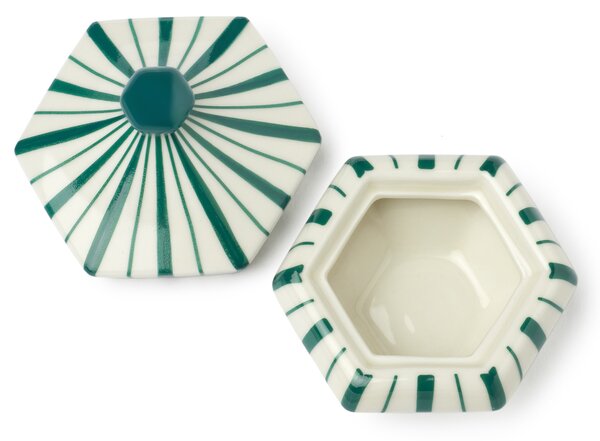 Modernista designové dózy Hexagon Small