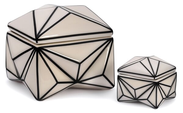Modernista designové dózy Krystal Small