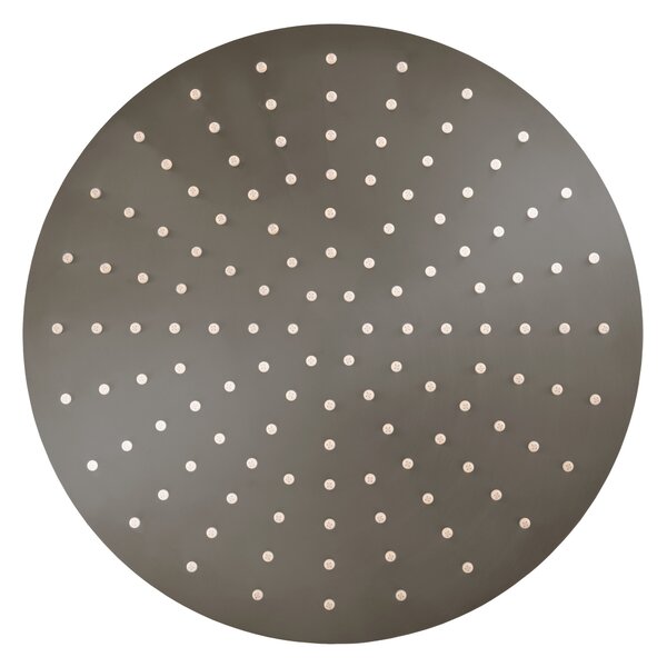 Slezák - RAV Hlavová sprcha kulatá kovová ø 30 cm s 4-otvorovými tryskami - KS0001/4MGK, Metal Grey kartáčovaná